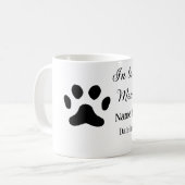 Mug In loving memory memorial keepsake add pet name (Devant gauche)
