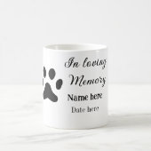 Mug In loving memory memorial keepsake add pet name (Centre)
