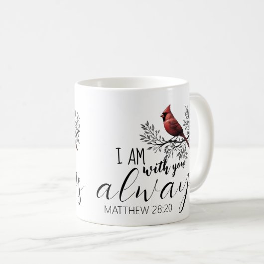 Mug In Loving Memory: Red Cardinal Memorial (Devant droit)