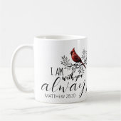 Mug In Loving Memory: Red Cardinal Memorial (Gauche)