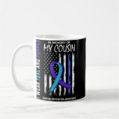 Mug In Memory Cousin Suicide Awareness Prevention Amer (Gauche)
