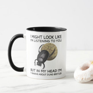 Mug In My Head I'm Thinking About Dung Beetles