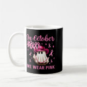 Mug In October We Wear Nk Men Women Breast Cancer Awar (Gauche)