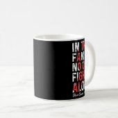 Mug In This Family Nobody Fight Alone Blood Cancer Awa (Devant droit)
