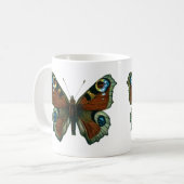 Mug Inachis io - Le papillon paon européen (Devant gauche)
