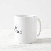Mug Inarrêtable silencieusement (Devant droit)