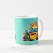 Mug Incendie de dumping (Devant droit)