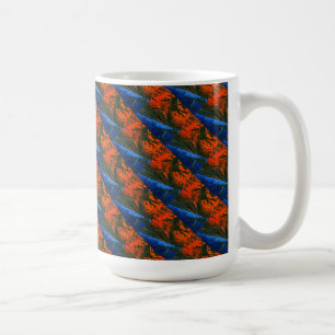 Mug "Incendie de marais #6 en mosaïque" Conception abs
