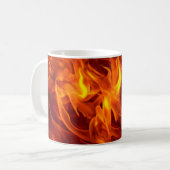 Mug Incendie et flammes Brûler un cadeau de feu (Devant gauche)