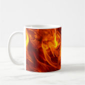 Mug Incendie et flammes Brûler un cadeau de feu (Gauche)