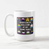 Mug Inclusive Board Game LGBTQ Pride Flag Meeples  (Gauche)
