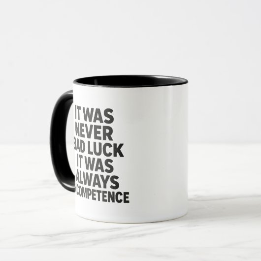 Mug Incompétence (Devant gauche)
