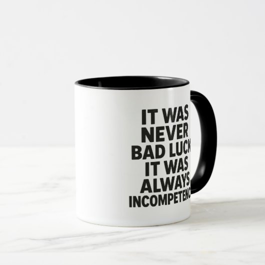 Mug Incompétence (Devant droit)