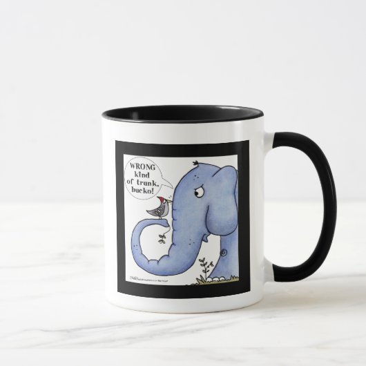Mug Incompréhension des éléphants et des pics (Droite)