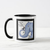Mug Incompréhension des éléphants et des pics (Gauche)