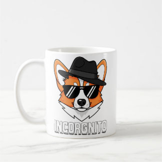 Mug Incorgnito Corgi Stealthy à Shades