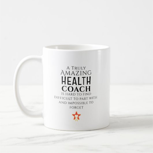 Mug Incroyable coach de santé difficile à trouver pers (Gauche)