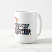 Mug Incroyable comme ma fille - Conception de fierté d (Devant droit)