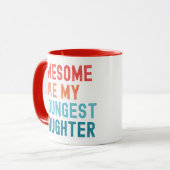 Mug Incroyable comme ma plus jeune fille Fête de famil (Devant gauche)