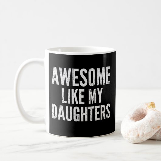 Mug Incroyable comme mes filles (Avec donut)
