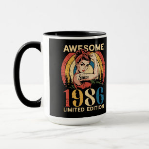 Mug Incroyable depuis 1986 Rétro 40 ans Anniversaire F