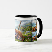 Mug Incroyable Écosse Nessie 3D (Devant droit)