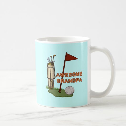 Mug Incroyable Grand-Père Golf (Droite)