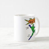 Mug Incroyable Tenure Man Superhero Cartoon Dessins am (Devant droit)