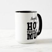 Mug Incroyable Votre Nom (Un-Tel) Chocolat Chaud (Devant droit)