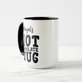 Mug Incroyable Votre Nom (Un-Tel) Chocolat Chaud (Devant gauche)