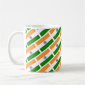 Mug INDE DRAPEAU Écriture personnalisée BÉNÉFICIÉ Indi (Gauche)