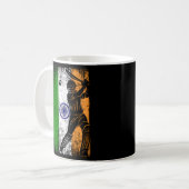 Mug Inde Drapeau Indien Cricket Jersey Joueur de drape (Devant gauche)