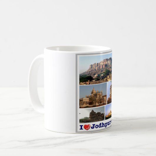 Mug Inde - Jodhpur - I Love - (Devant gauche)
