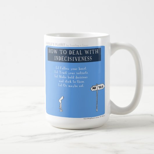 Mug Indecisiveness de planète de HP5067 "Harold" (Droite)