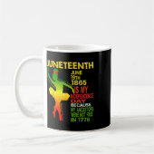 Mug Indépendance Black femmes danseuse fille Ballerina (Gauche)