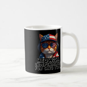Mug Indépendance De La Méowica Pour Les Chats Trop Pat