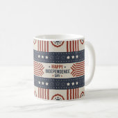Mug Indépendance Jour & Juillet 4 Idée cadeau (Devant droit)