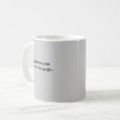 Mug Indétectable peigne-au-dessus de (Devant gauche)