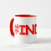 Mug "#India" Joli design. Commandez dès maintenant  (Devant gauche)