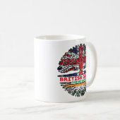 Mug Indian India Uk United Kingdom British Tree (Devant droit)