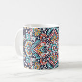 Mug Indian Paisley : Motif ethnique mandala (Devant gauche)
