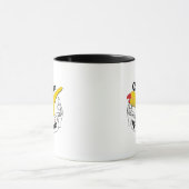Mug Indian Ringneck Parrot jaune mord Drôle Oiseau Pap (Centre)