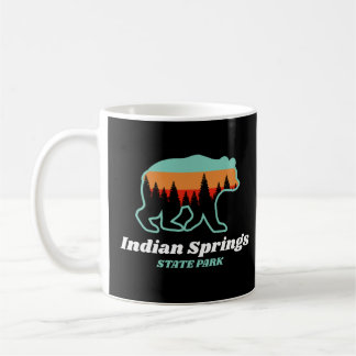 Mug Indian Springs State Park Georgia GA Bear Retro