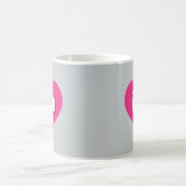 Mug Indiana coeur rose chaud - J'aime dans (Centre)