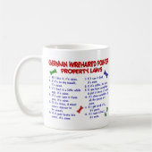 MUG INDICATEUR À POILS DURS ALLEMAND PL2 (Gauche)