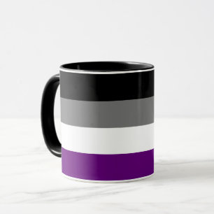 Mug Indicateur arc-en-ciel de la fierté sexuelle [ Ace