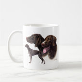 Mug Indicateur aux cheveux courts allemand (Gauche)