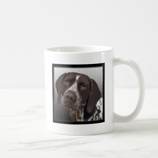 Mug Indicateur aux cheveux courts allemand (Droite)