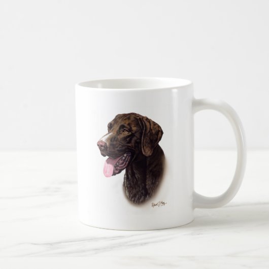 Mug Indicateur aux cheveux courts allemand (Droite)