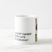 MUG INDICATEUR AUX CHEVEUX COURTS ALLEMAND (Centre)